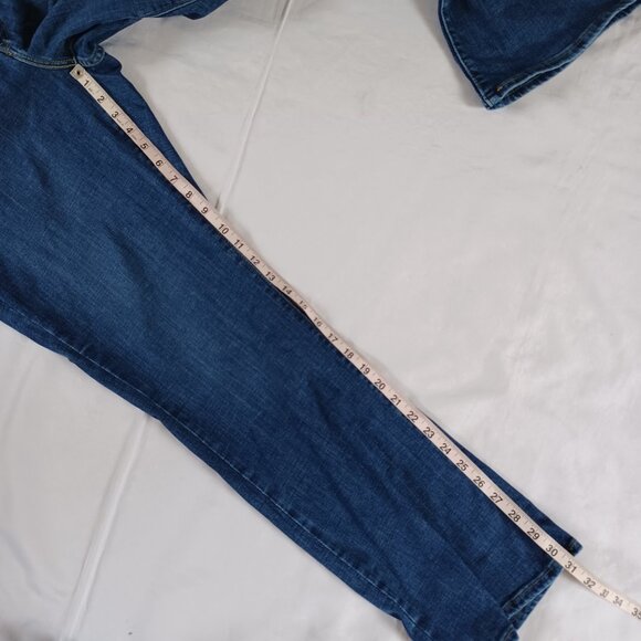 Levi's Womens Jeans Classic Bootcut Dark Wash Highrise Stretch Denim Size 18 - Picture 13 of 13